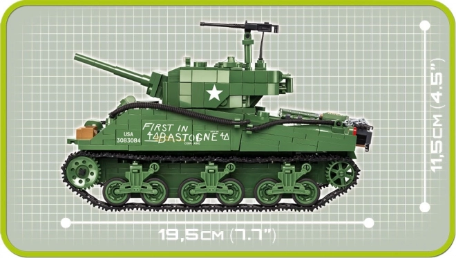 Cobi Konstruktionsset Sherman Panzer M4A3E2 Cobra King