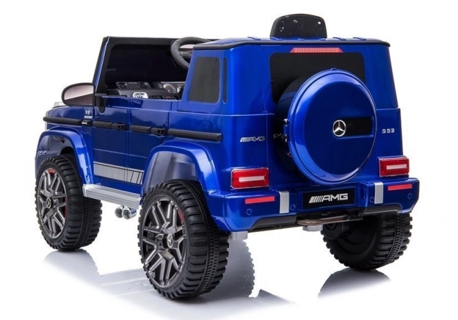 Mercedes G63 AMG Kinder Elektroauto Blau Lackiert