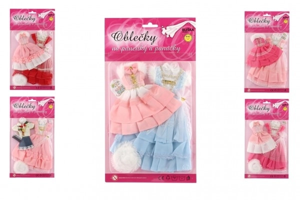 Puppenbekleidung mit Zubehör - 2 Stück