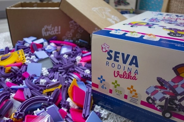 Bausteinset Seva Familie Groß 915 Stück