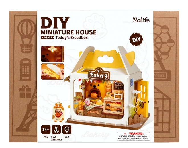 Medvídkovo Bäckerei Miniatur-Holzbausatz von RoboTime