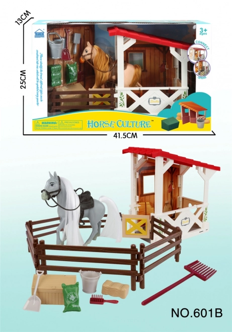 Stall mit Pferdchen