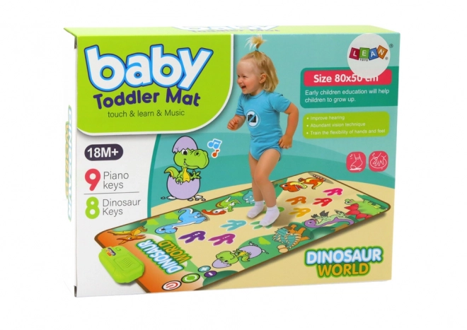 Interaktive Tanz- und Lernmatte Dinosaurier mit Licht und Sound