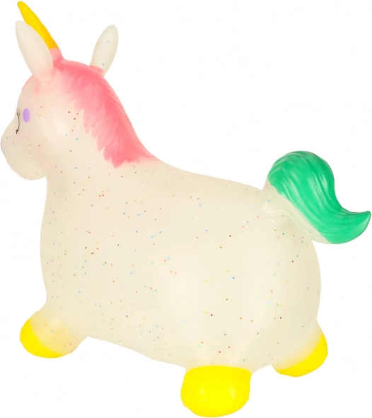 Springendes Spielzeug für Kinder mit Pumpe - Gummieinhorn