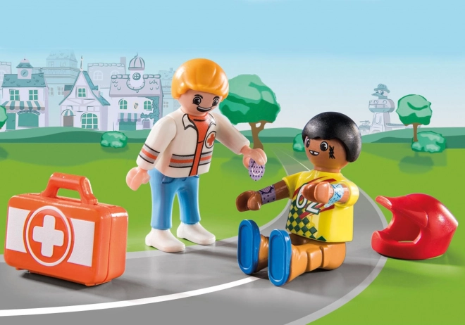 Playmobil Rettungseinsatz Rennfahrer