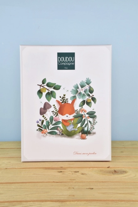 Geschenkset Plüschfuchs Romarin mit Schnullerhalter