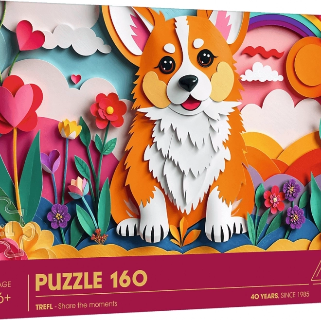 Trefl Puzzle Paper Art: Welpe 160 Teile