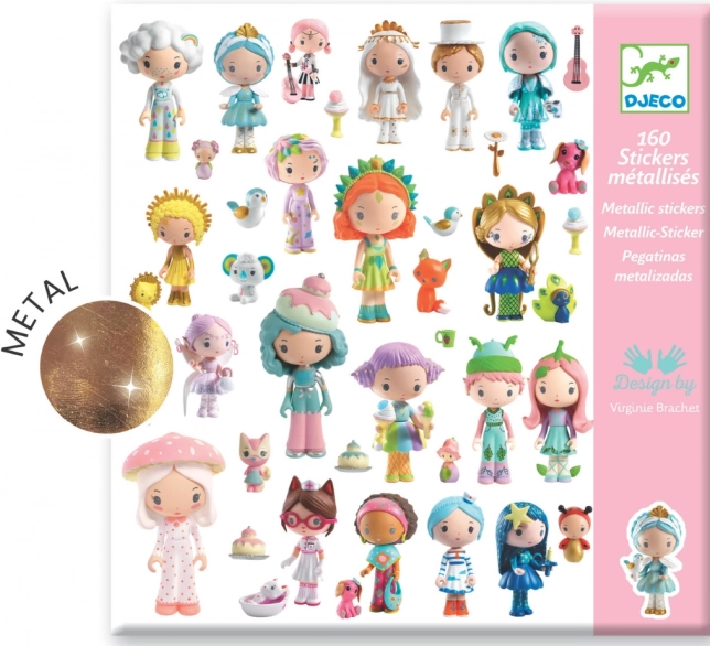 DJECO Metallische Aufkleber Tinyly