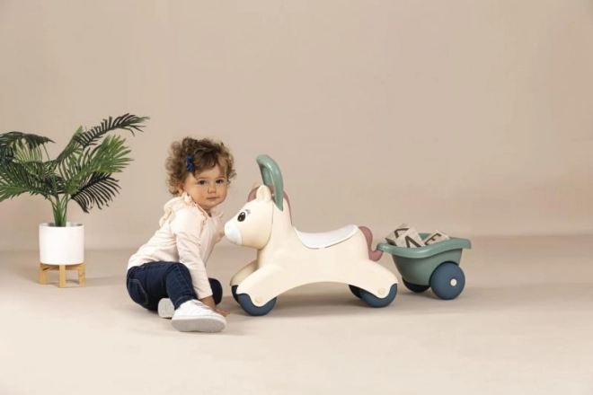 Ergonomisches Kinder-Laufrad Pony mit Anhänger