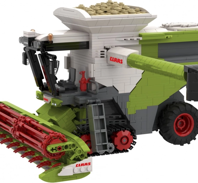 Bausteinset Brixies Plus Claas Lexion 8900 Terra Trac mit Anhänger
