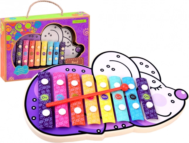 Kinder-Glockenspiel in Mäuseform