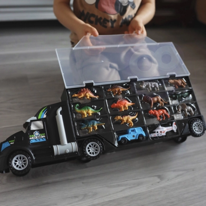 Woopie Lastwagen mit Dinosauriern