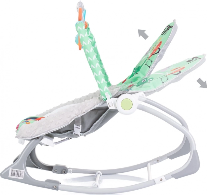 Vibrationsliege für Babys 2-in-1 Baby Spa Grün
