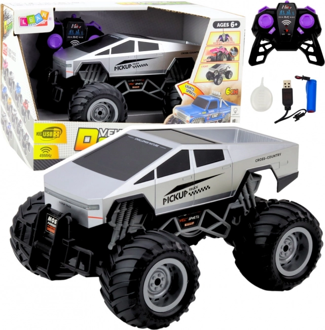 Ferngesteuertes Off-Road-Geländefahrzeug 1:16 silber