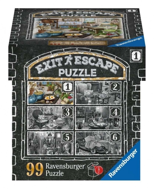 Ravensburger Exit-Puzzle Spukhaus Wohnzimmer