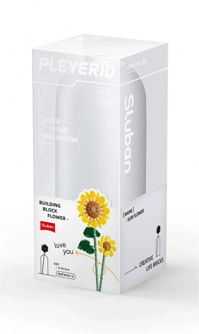 Sluban Flowers Sonnenblume in der Vase