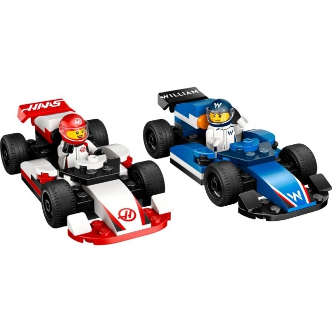 Lego City F1 Williams Racing und Haas Rennwagen