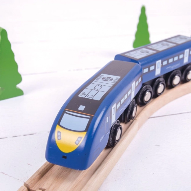 Highspeed-Zug aus Holz von Bigjigs Rail