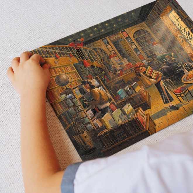 Puzzle Geschäfte: Buchhandlung 300 Teile