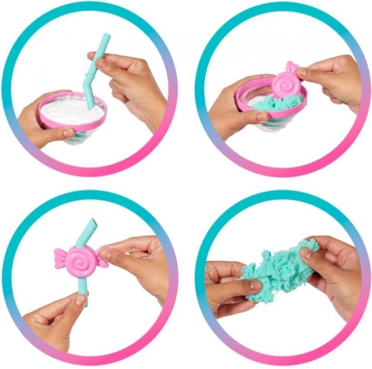 Sensorisches Spiel mit formbarem Sand