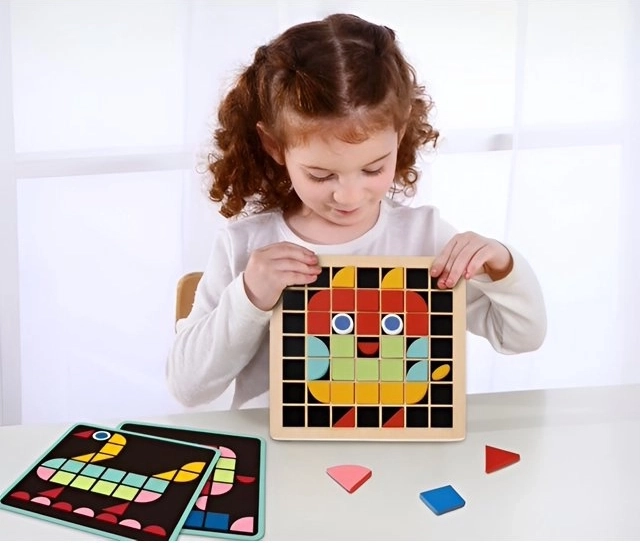 Holz-Mosaik Tooky Toy Montessori