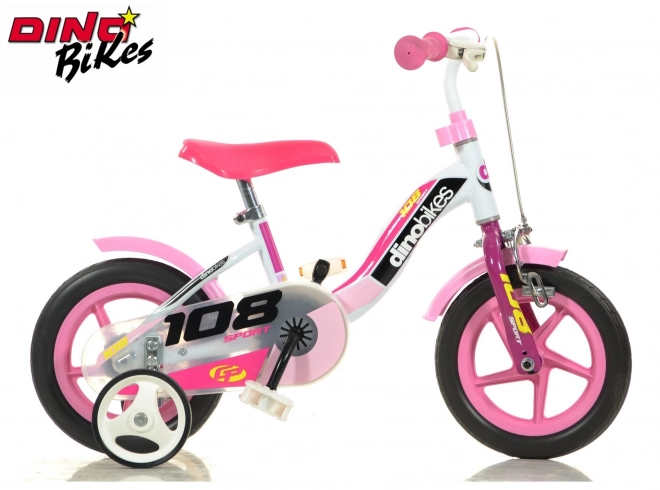 Kinderfahrrad 10" für Mädchen von Dino Bikes