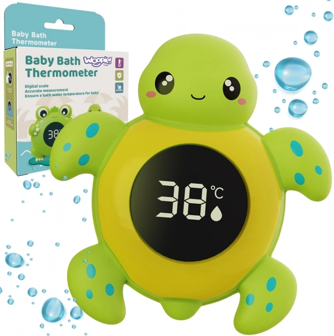 Kinder-Badezimmerthermometer Schildkröte 2in1 zur Messung der Wasser- und Raumtemperatur