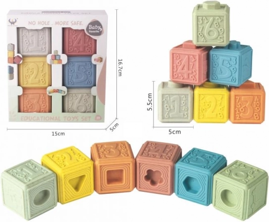 Würfel Formen und Zahlen für Kinder
