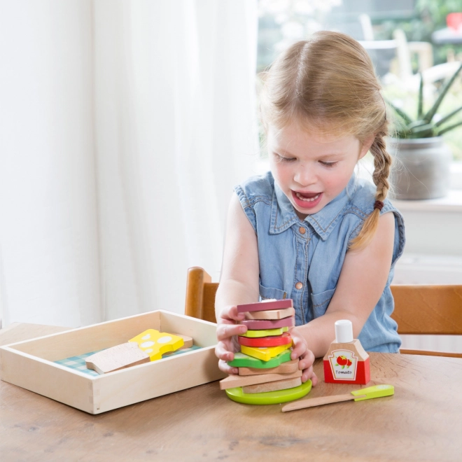 Mittagessen- und Picknickbox aus Holzspielzeug