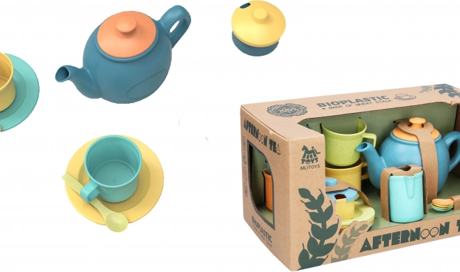 Bioplastik Teeservice für Kinder