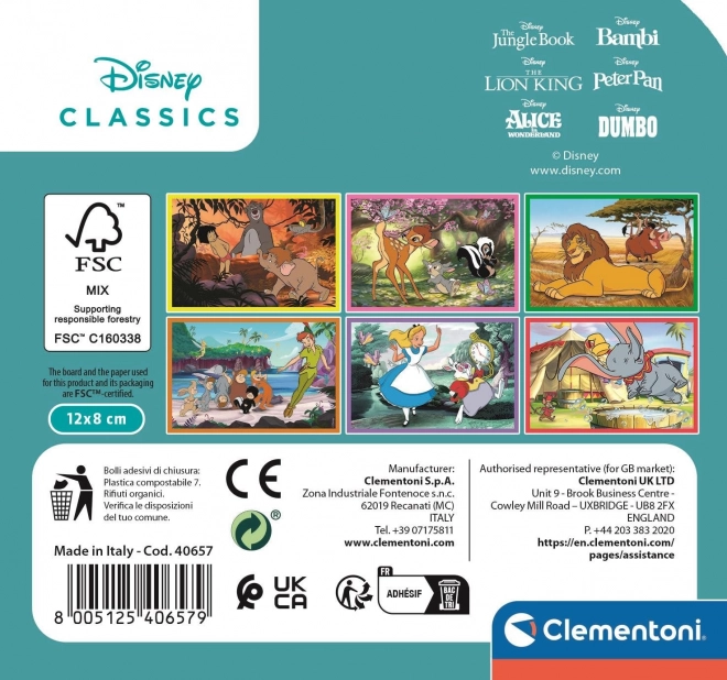 Disney Märchen Bildwürfel von CLEMENTONI