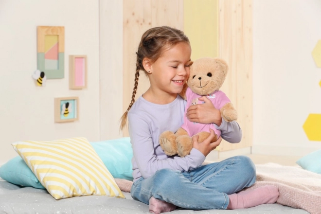 Baby Born Kuschelbär mit Rosa Kleidung