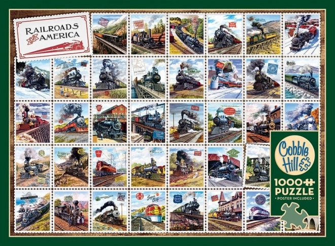 Cobble Hill Puzzle Amerikanische Eisenbahnen 1000 Teile