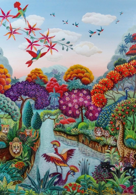 Heye Puzzle Exotische Garten: Blumenparadies 500 Teile