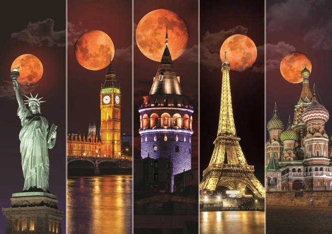 Rotes Mond Puzzle 1500 Teile