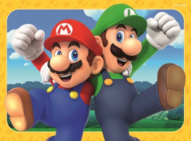 Puzzle RAVENSBURGER Super Mario Abenteuer 4 in 1