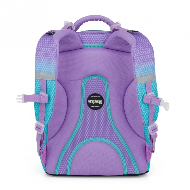 Schulrucksack OXY Blau-Pink Ombre