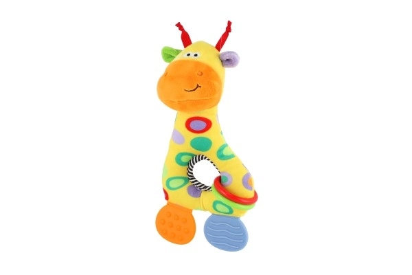 Plüsch-Giraffe mit Beißring