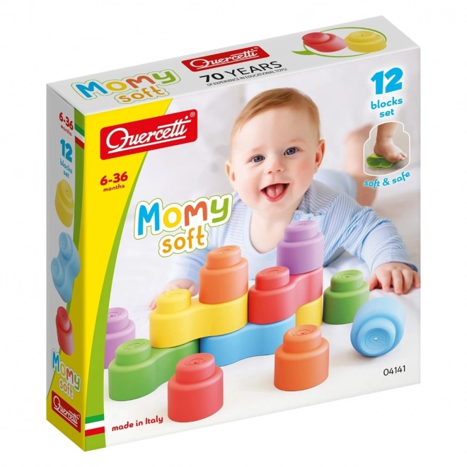 Momy Weiche Bausteine 12er Set von Quercetti