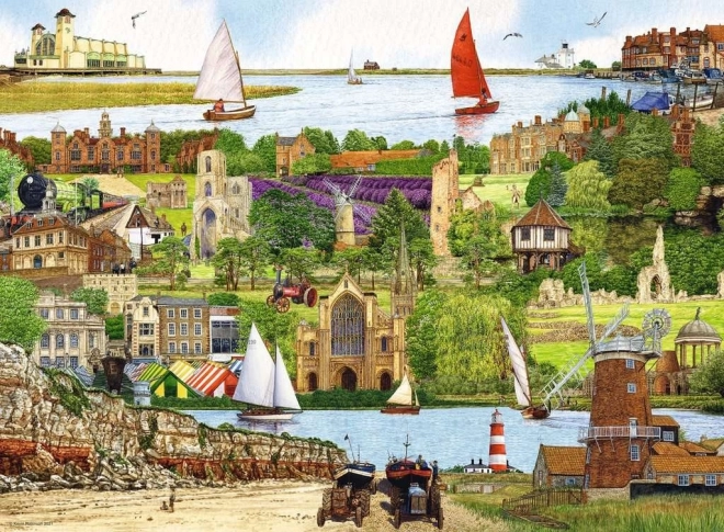 Ravensburger Puzzle Flucht nach Norfolk 500 Teile