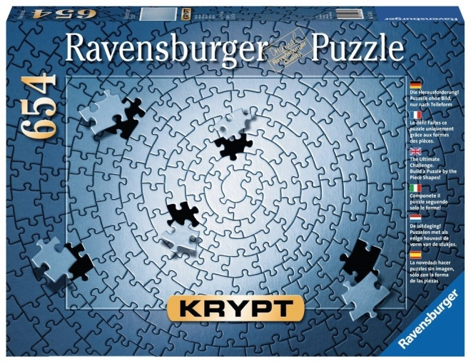 RAVENSBURGER Puzzle KRYPT Silber – 654 Teile