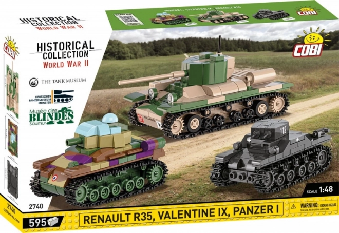 Cobi Bausatz Dreierpack Panzer