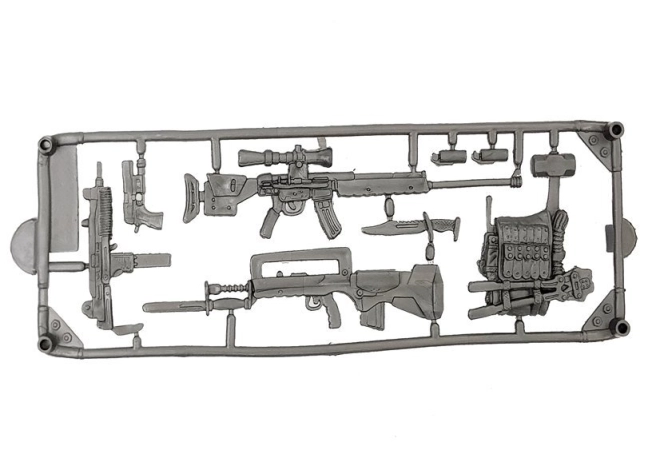 Umfangreiches Waffen-Zubehör