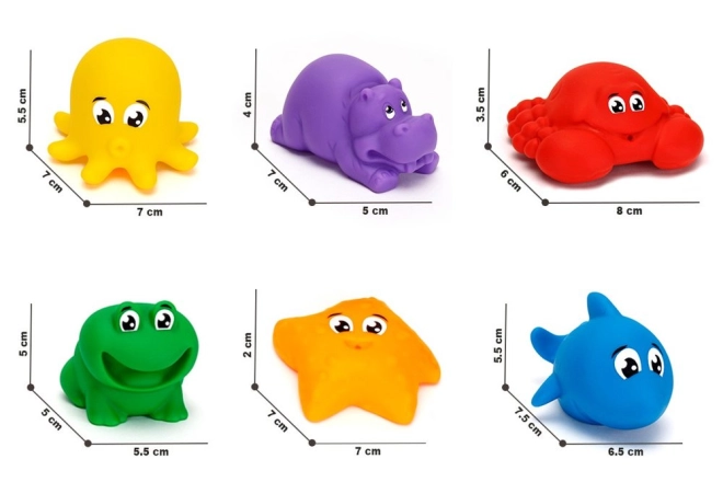 Bunte Meerestiere