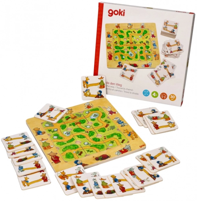 Brettspiel Finde den Weg
