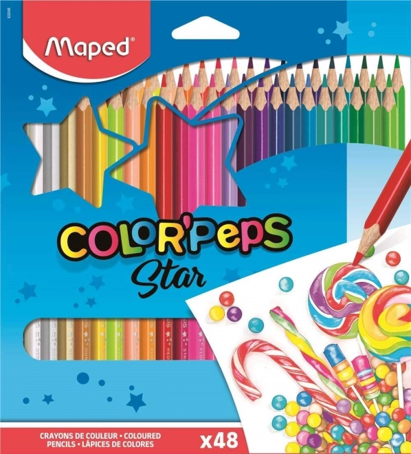 Trojseitige Buntstifte Color'Peps von MAPED