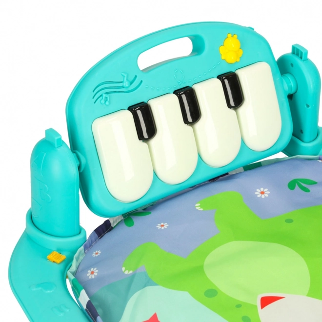 Bildungsmatte für Babys mit Klavier und Rasseln 3in1