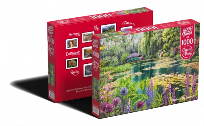Puzzle Cherry Pazzi Der Garten meiner Träume 1000 Teile