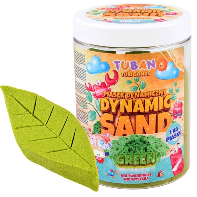 Dynamischer Sand 1 kg grün