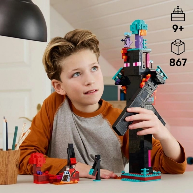 LEGO Minecraft Plünderer- und Zerstörer-Basis Bausatz